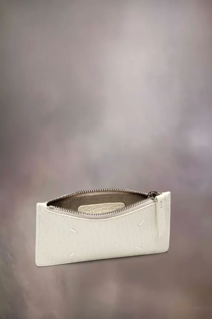 Cartera tarjetero con cuatro puntadas Cartera tarjetero con cuatro puntadas