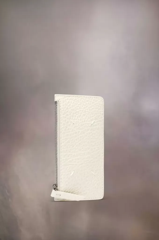Cartera tarjetero con cuatro puntadas Cartera tarjetero con cuatro puntadas
