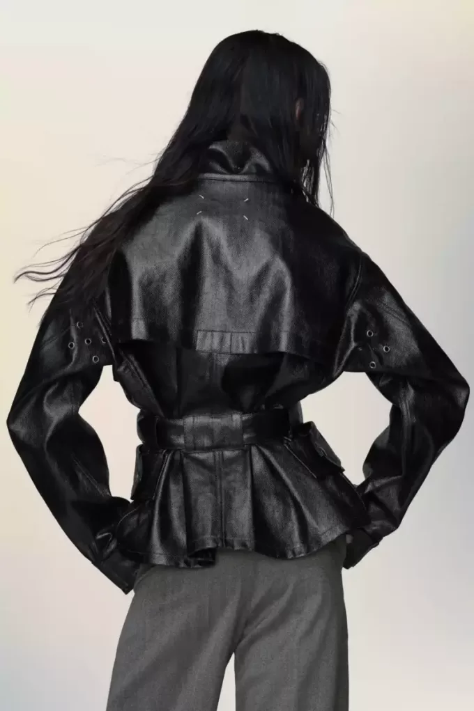 Chaqueta con cinturón de Maison Margiela Chaqueta con cinturón de Maison Margiela