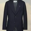 Chaqueta de lana de espiga Chaqueta de lana de espiga