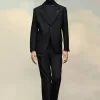Chaqueta de lana de espiga Chaqueta de lana de espiga