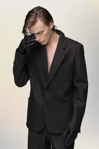 Chaqueta de lana de fieltro de Maison Margiela