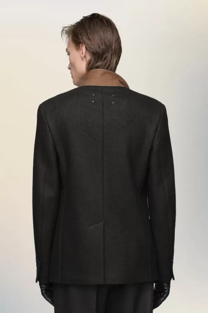 Chaqueta de lana de fieltro de Maison Margiela
