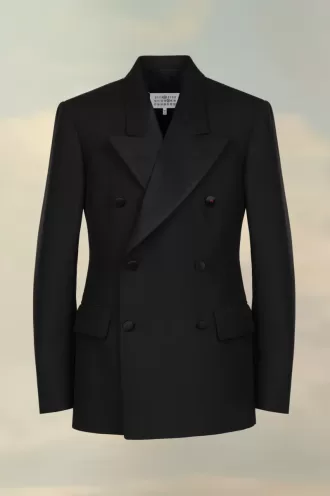 Chaqueta de mohair británica