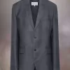Chaqueta de traje de lana de mohair Chaqueta de traje de lana de mohair