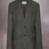 Chaqueta de traje de lana de mohair Chaqueta de traje de lana de mohair