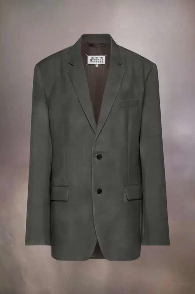 Chaqueta de traje de lana de mohair Chaqueta de traje de lana de mohair