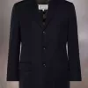 Chaqueta de traje de mohair británica Chaqueta de traje de mohair británica