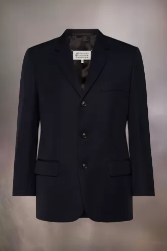 Chaqueta de traje de mohair británica
