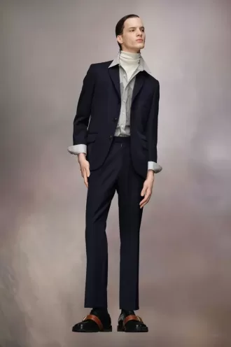 Chaqueta de traje de mohair británica