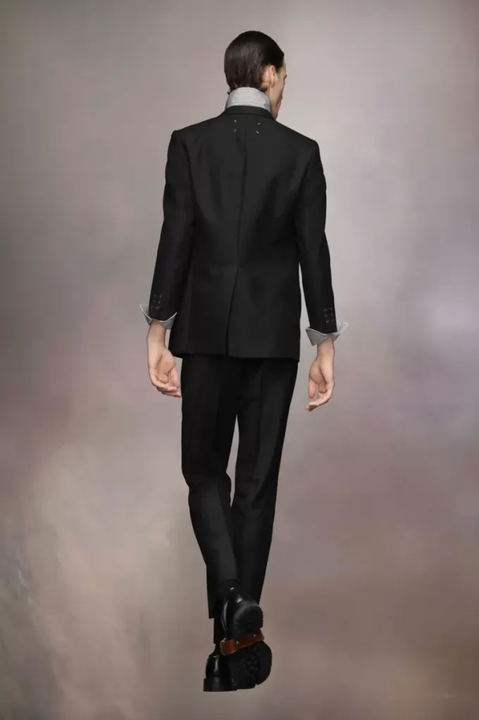 Chaqueta de traje de mohair británica
