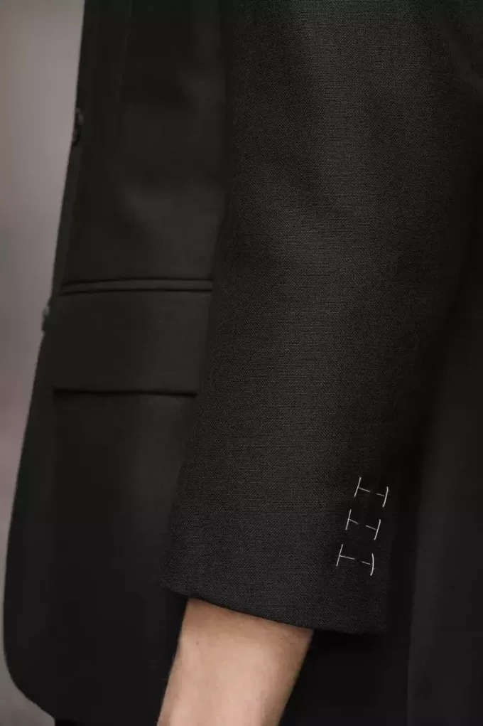 Chaqueta de traje de mohair británica