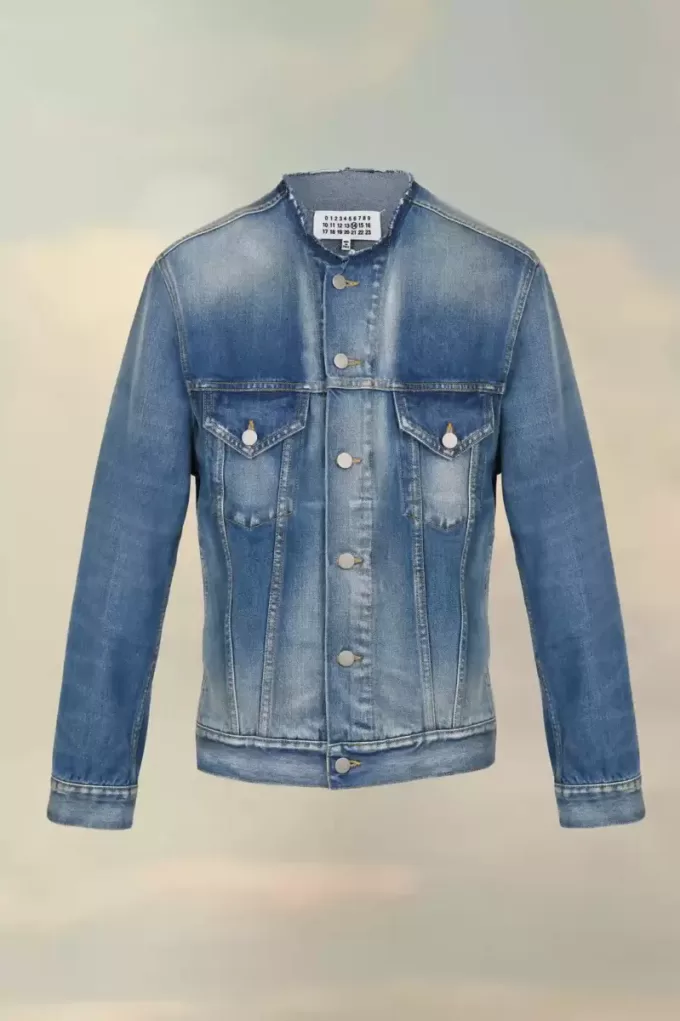 Chaqueta vaquera sin cuello