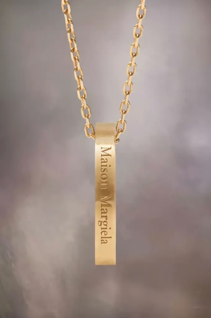 Collar con anillo y logotipo de Maison Margiela
