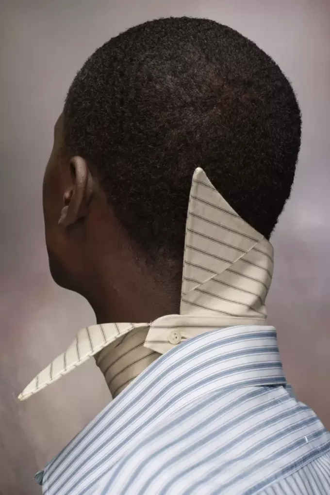 Cuello a rayas de Maison Margiela Cuello a rayas de Maison Margiela