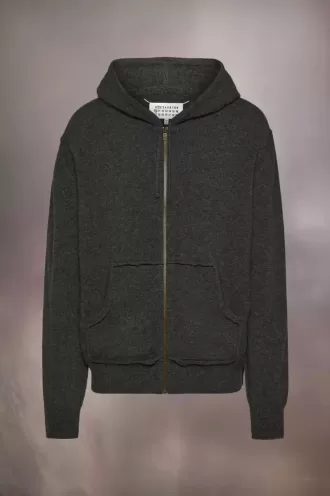 D茅cortiqu茅 sudadera con capucha de punto de cachemira
