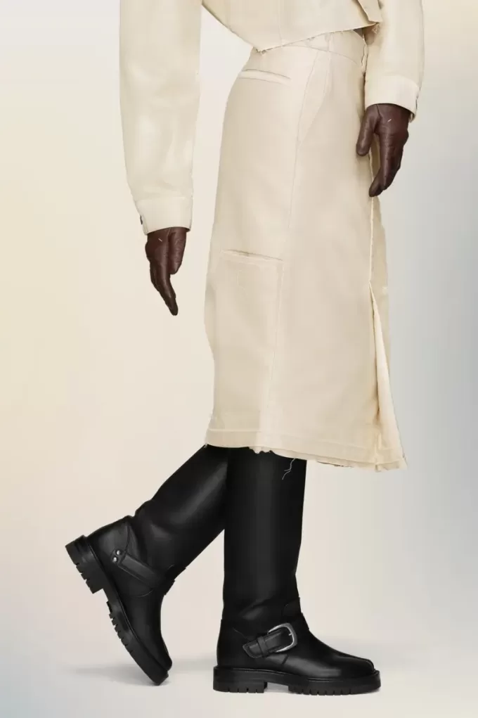 Falda midi china de Maison Margiela Falda midi china de Maison Margiela