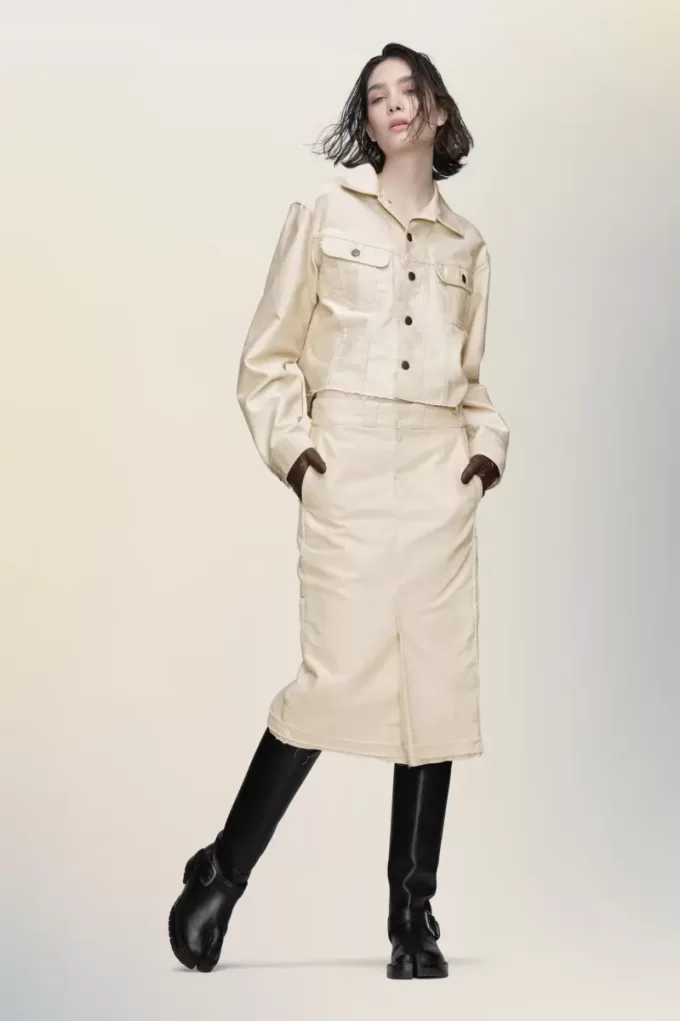 Falda midi china de Maison Margiela Falda midi china de Maison Margiela