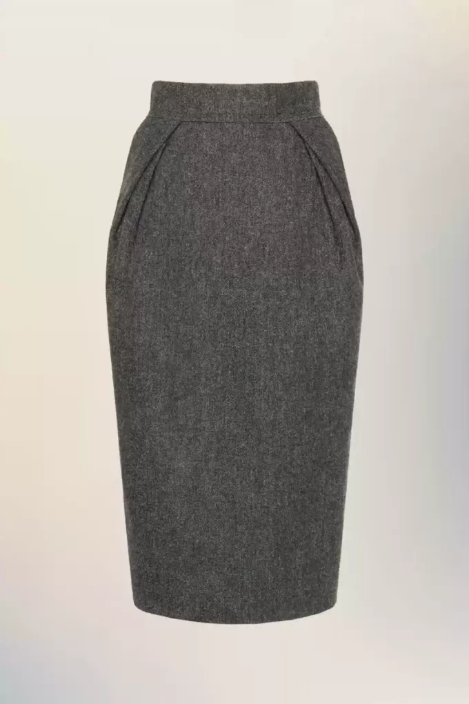 Falda midi de lana de Maison Margiela Falda midi de lana de Maison Margiela