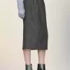 Falda midi de lana de Maison Margiela Falda midi de lana de Maison Margiela