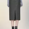 Falda midi de lana de Maison Margiela Falda midi de lana de Maison Margiela