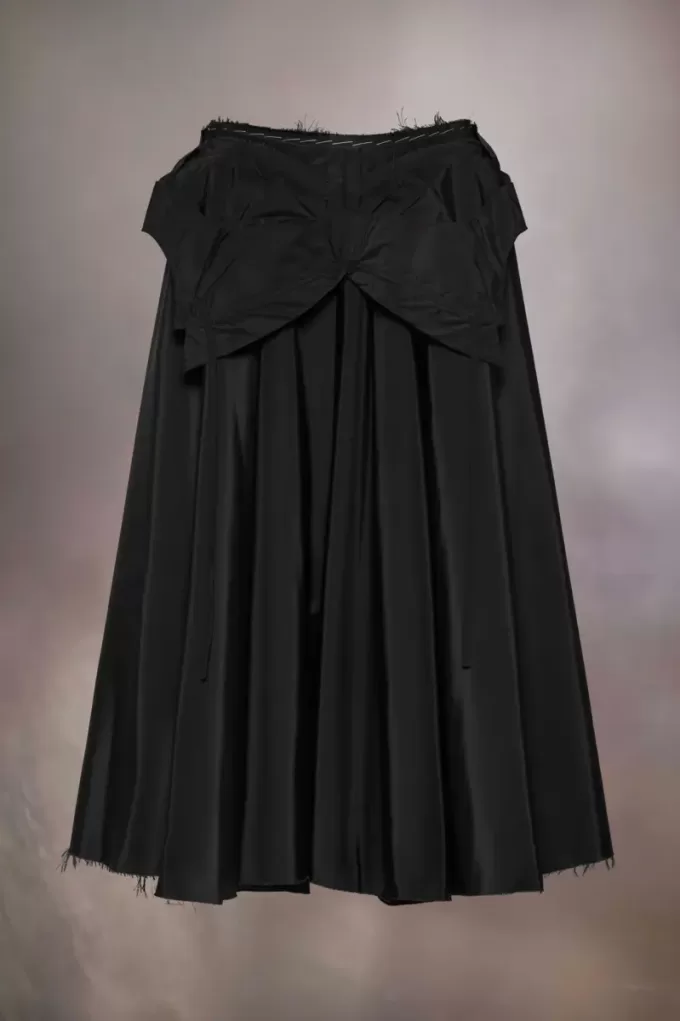 Falda midi de tafetán de Maison Margiela Falda midi de tafetán de Maison Margiela