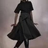 Falda midi de tafetán de Maison Margiela Falda midi de tafetán de Maison Margiela