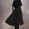 Falda midi de tafetán de Maison Margiela Falda midi de tafetán de Maison Margiela