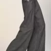 Pantalones anchos de lana Pantalones anchos de lana