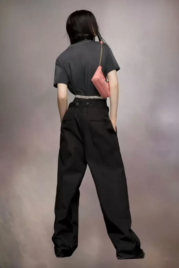 Pantalones con lazo en la cintura de Maison Margiela Pantalones con lazo en la cintura de Maison Margiela