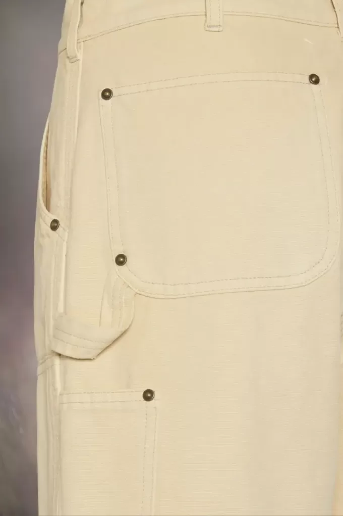 Pantalones cortos vaqueros con tachuelas de Maison Margiela Pantalones cortos vaqueros con tachuelas de Maison Margiela