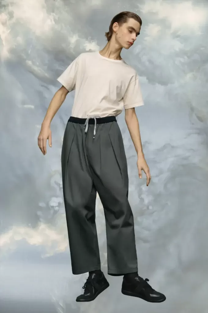 Pantalones de algodón de Maison Margiela Pantalones de algodón de Maison Margiela