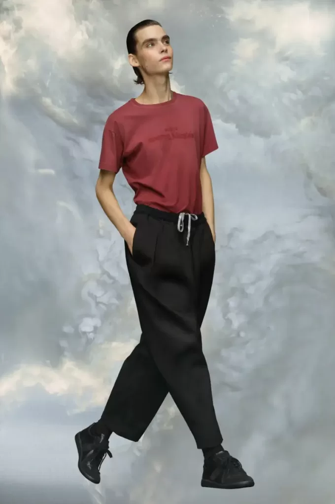 Pantalones de algodón de Maison Margiela Pantalones de algodón de Maison Margiela