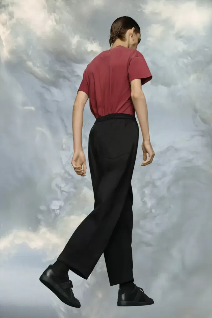 Pantalones de algodón de Maison Margiela Pantalones de algodón de Maison Margiela