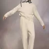 Pantalones de chándal con dobladillo recortado Pantalones de chándal con dobladillo recortado