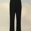Pantalones de espiga de lana Pantalones de espiga de lana