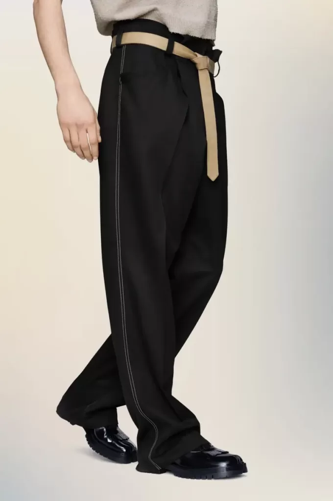 Pantalones de lana de Maison Margiela Pantalones de lana de Maison Margiela