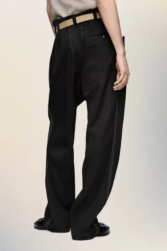 Pantalones de lana de Maison Margiela Pantalones de lana de Maison Margiela
