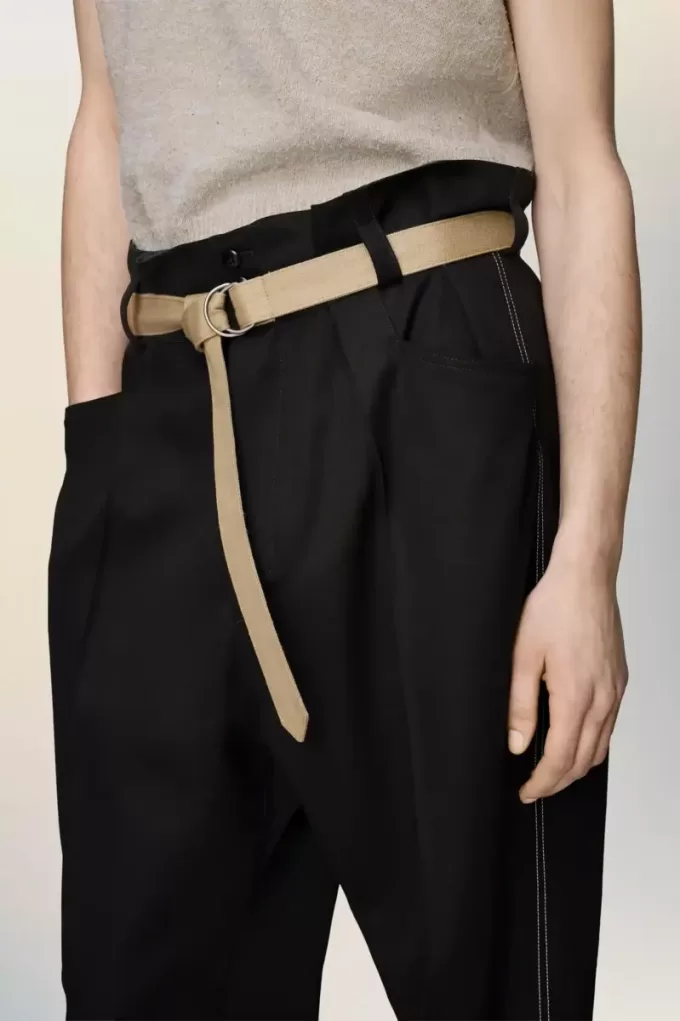 Pantalones de lana de Maison Margiela Pantalones de lana de Maison Margiela