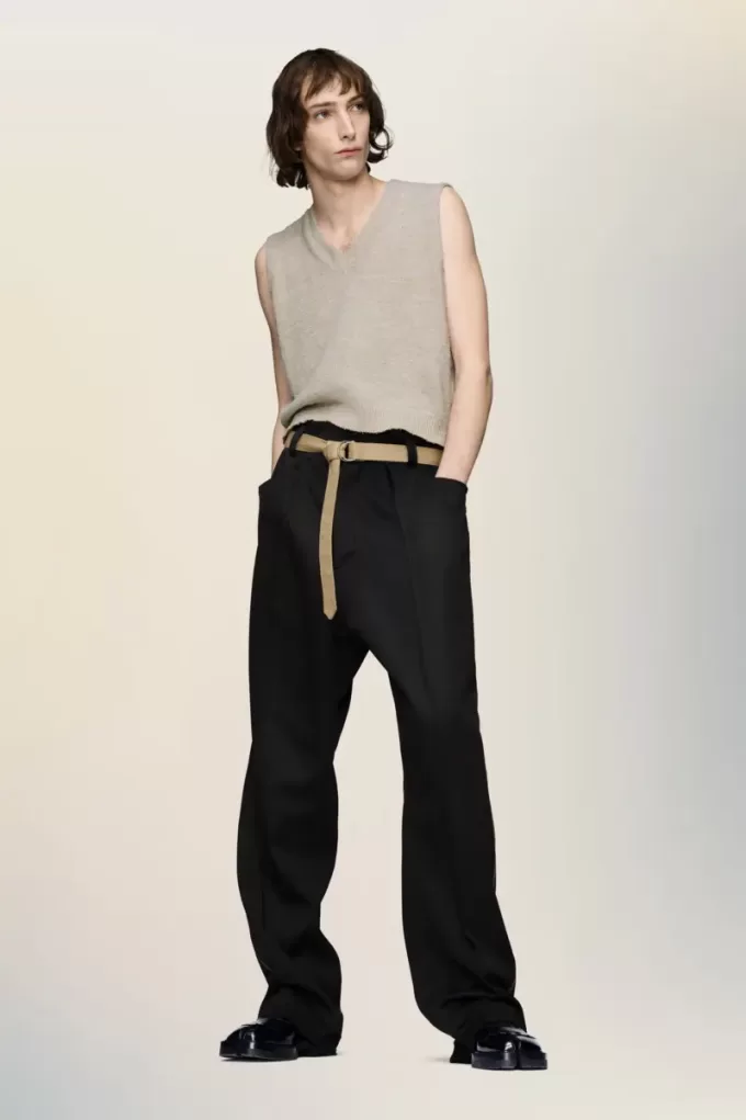 Pantalones de lana de Maison Margiela Pantalones de lana de Maison Margiela
