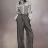 Pantalones de lana y mohair Pantalones de lana y mohair