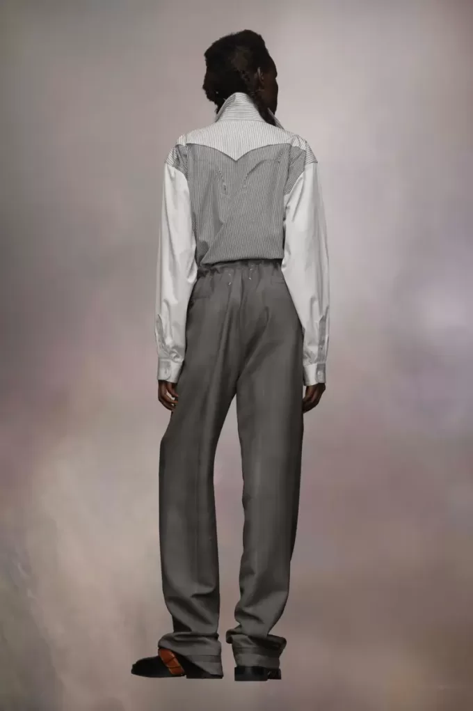 Pantalones de lana y mohair Pantalones de lana y mohair
