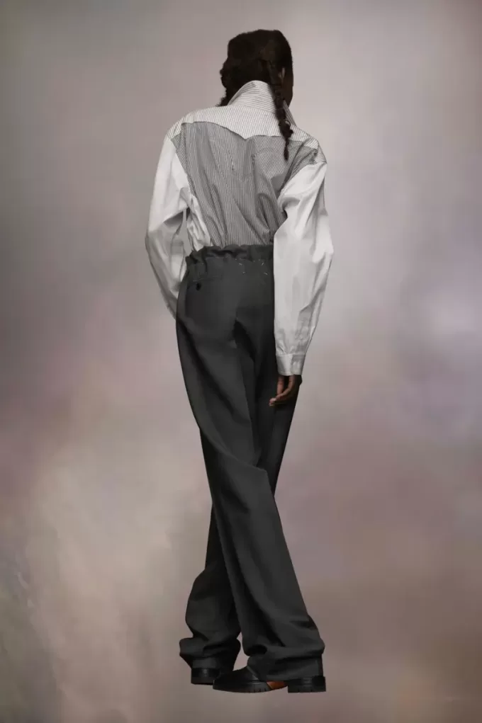 Pantalones de lana y mohair Pantalones de lana y mohair