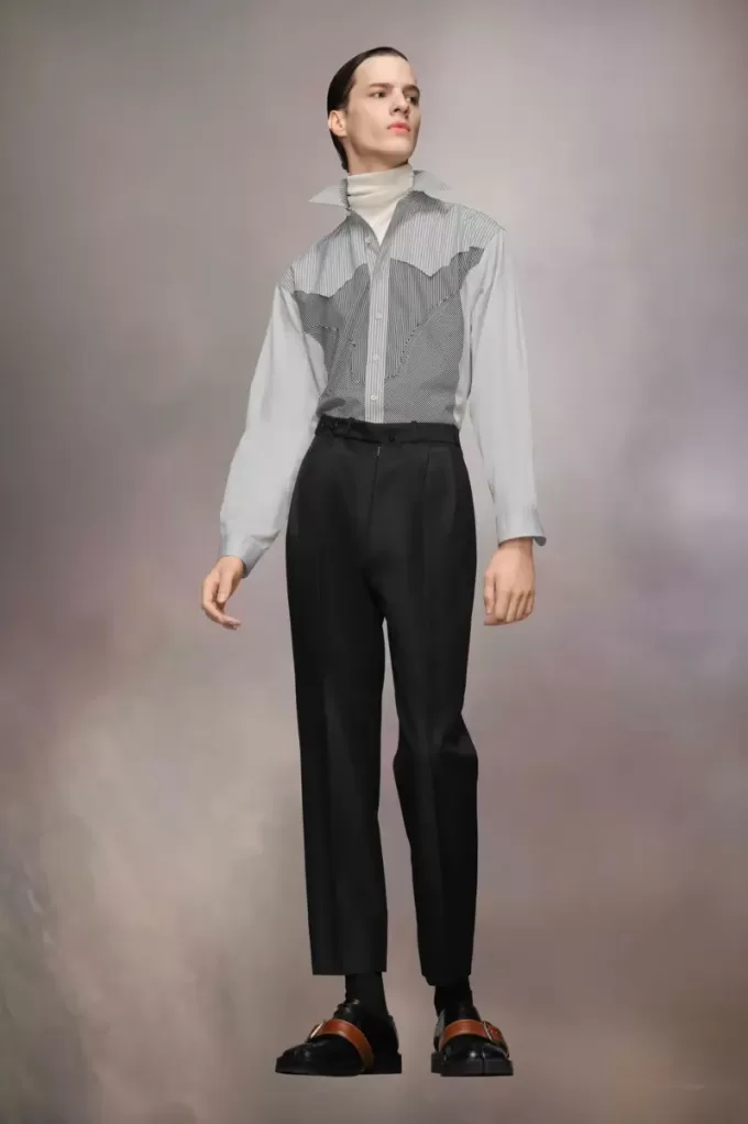 Pantalones de mohair británicos