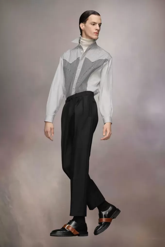 Pantalones de mohair británicos