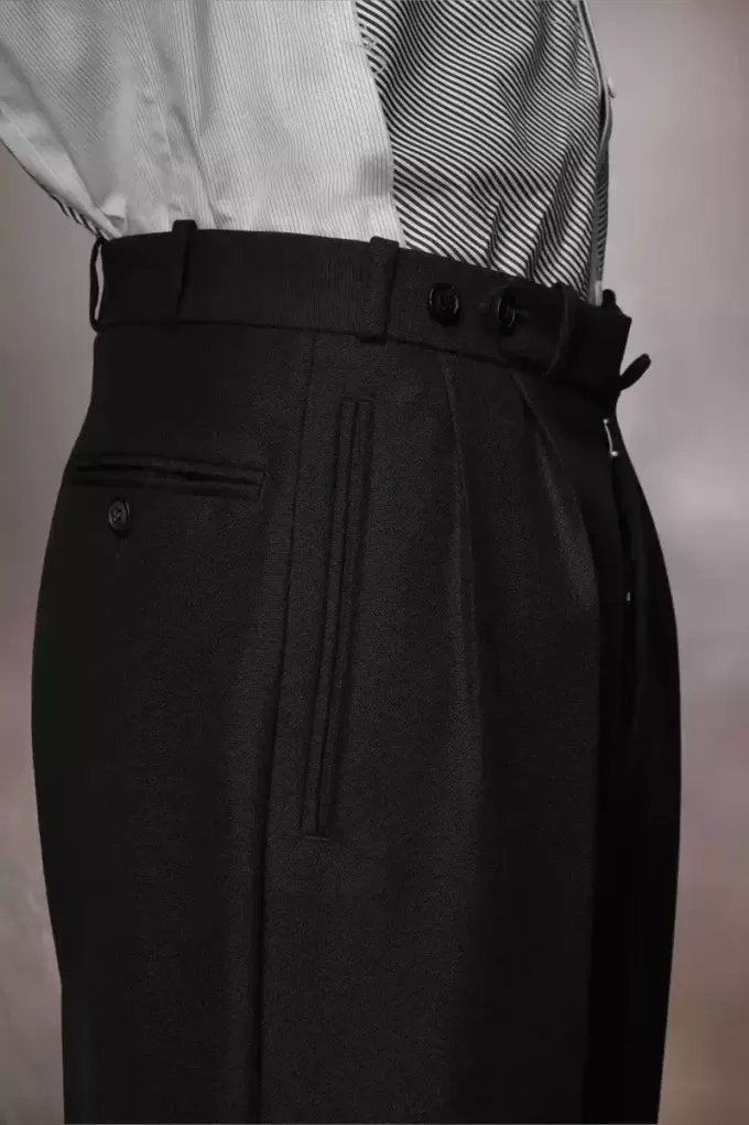 Pantalones de mohair británicos