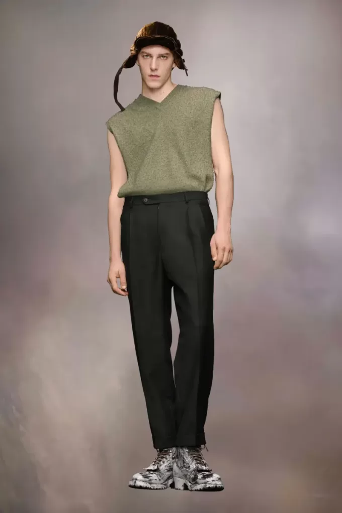 Pantalones de mohair de Maison Margiela