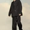 Pantalones de popelina de seda