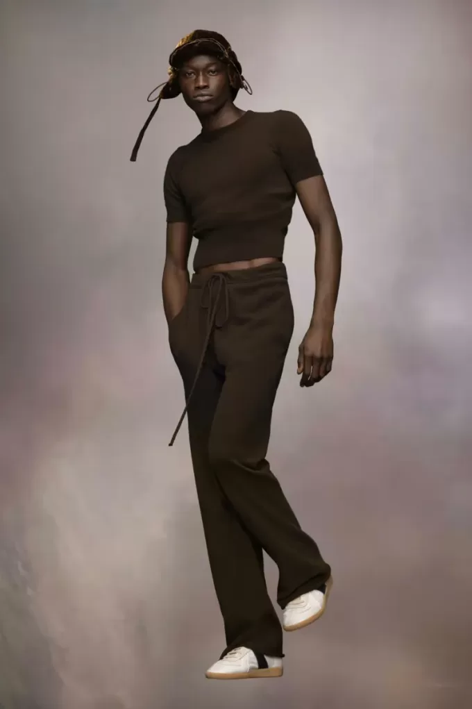 Pantalones de punto de cachemira