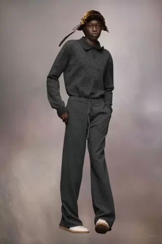 Pantalones de punto de cachemira